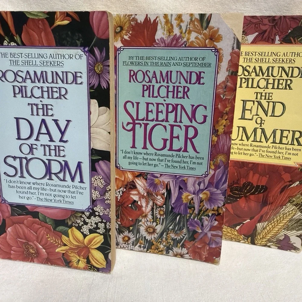 Rosamunde Pilcher 4 PB Lot Day Of The Storm Sleeping Tiger End Of Summer Wild Mo